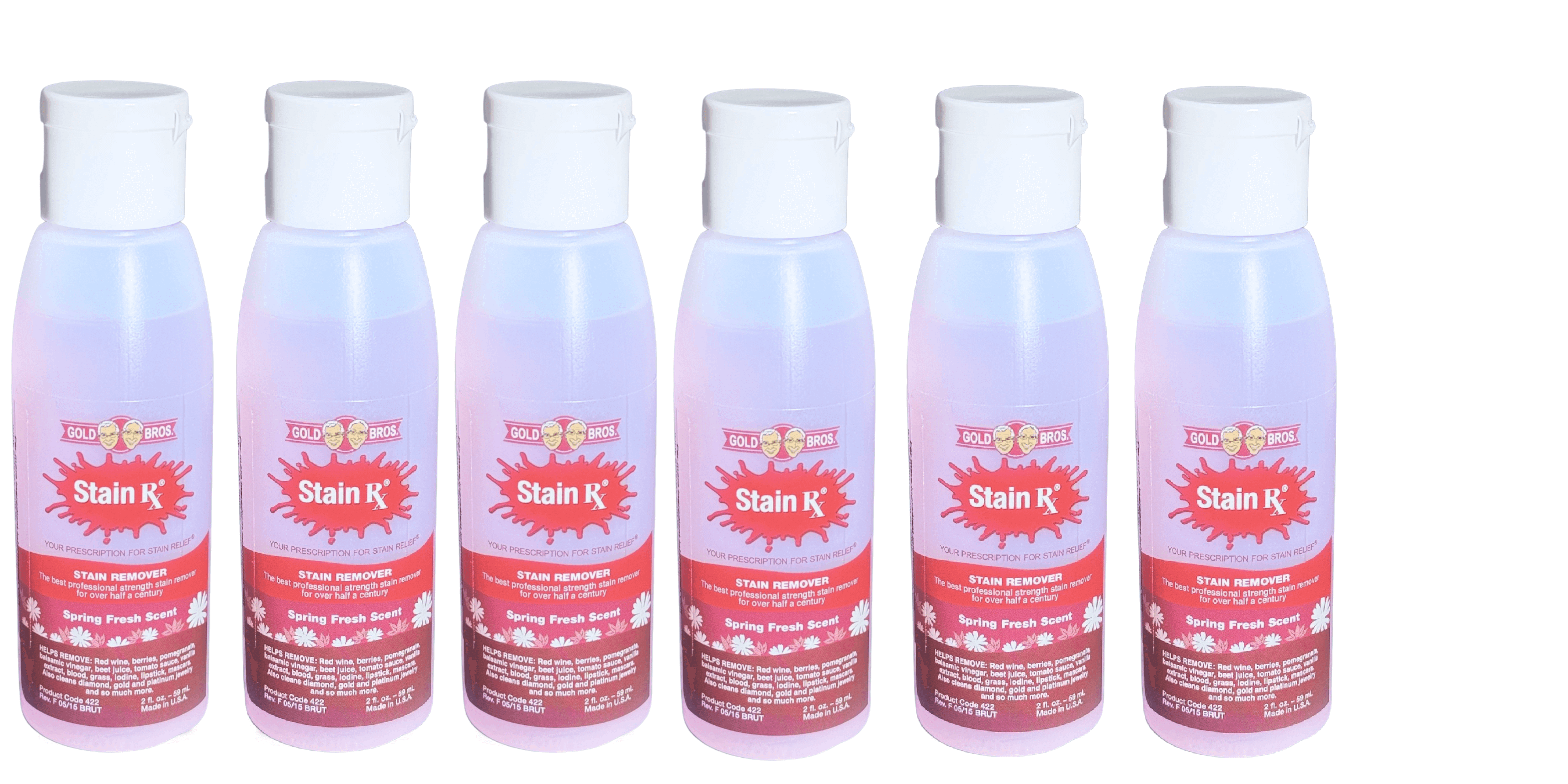 Pink Spring Fresh Scent Stain Rx<sup>®</sup> 2 fl. oz. 6-Pack with Misting Cap - Free Shipping!
