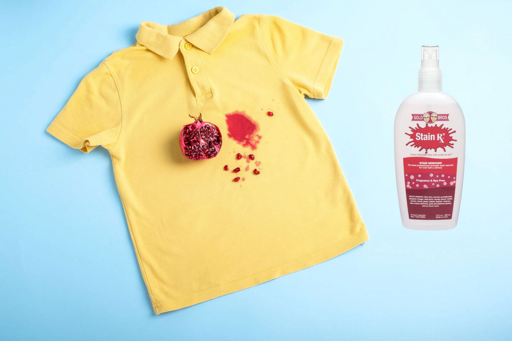 Pomegranate Stains <br>Be Gone