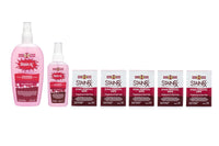 Pink Spring Fresh Scent Stain Rx<sup>®</sup> Starter Pack - (1) 10 fl. oz. Bottle with Misting Cap, (1) 3.75 fl. oz. Bottle with Misting Cap, and 5 Wipes